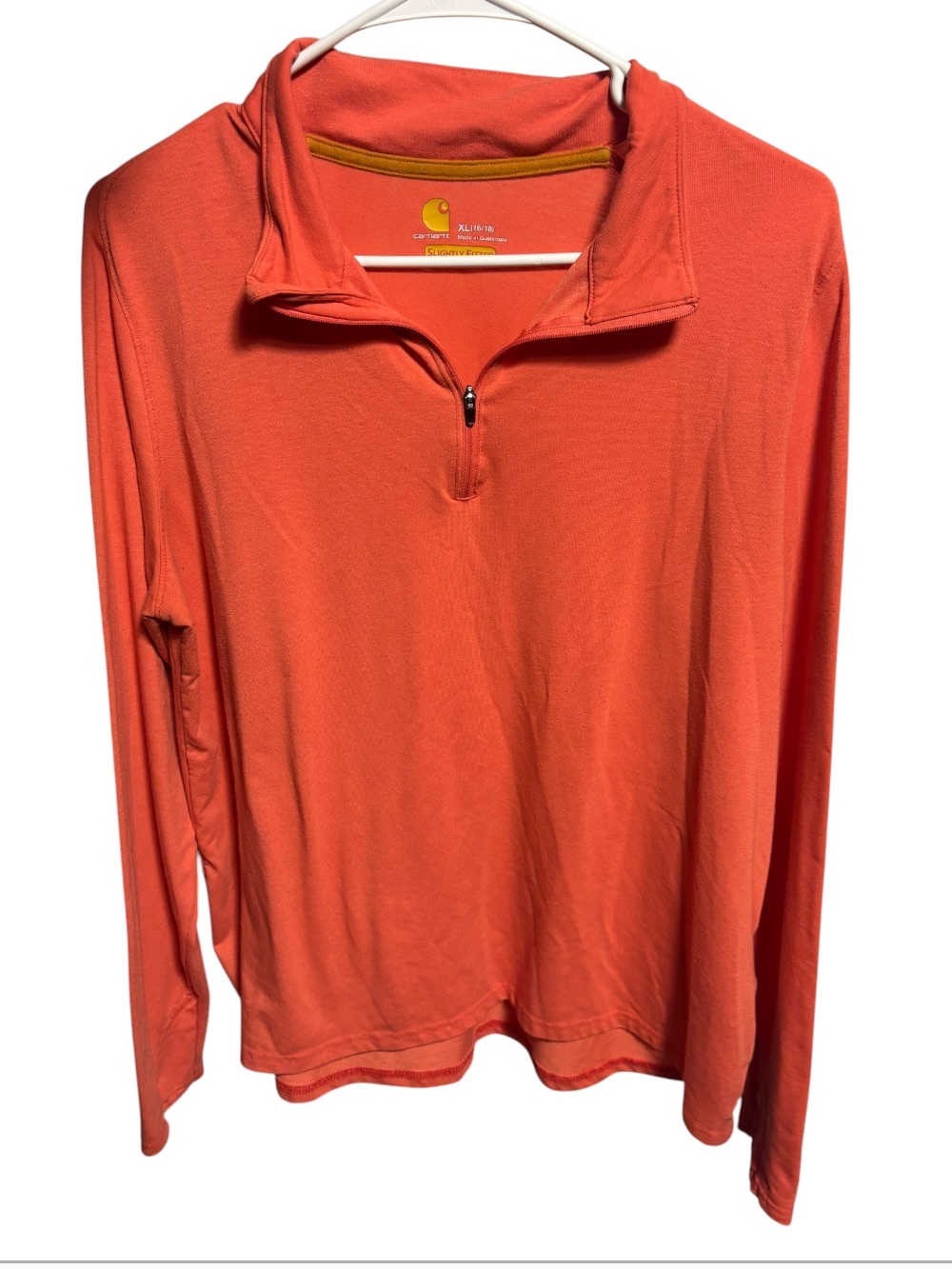 Carhartt Women’s Coral Quarter-Zip Long Sleeve Pullover